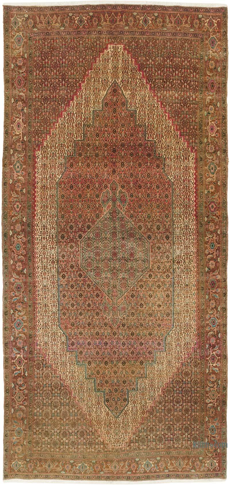 Vintage Hand-Knotted Oriental Rug - 5'  x 10' 11" (60" x 131") - K0082323