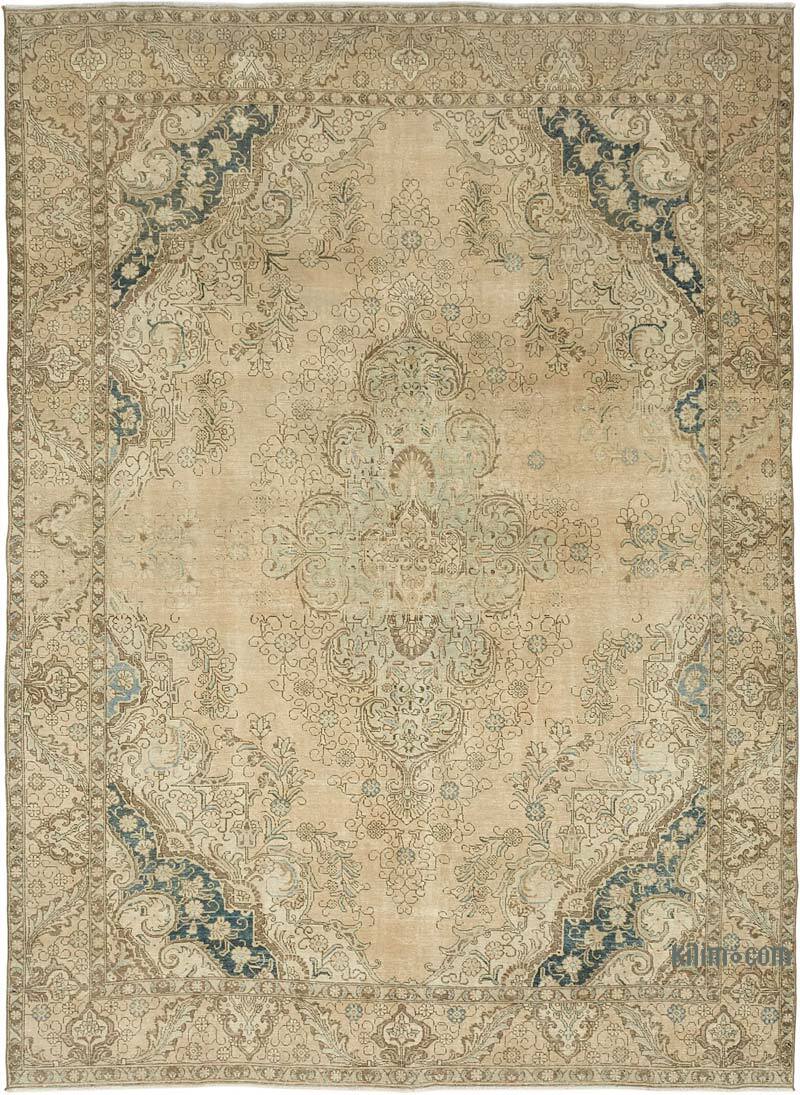 Vintage Hand-Knotted Oriental Rug - 9' 5" x 12' 10" (113" x 154") - K0082324