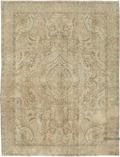 Vintage Hand-Knotted Oriental Rug - 9' 6" x 12' 9" (114" x 153")