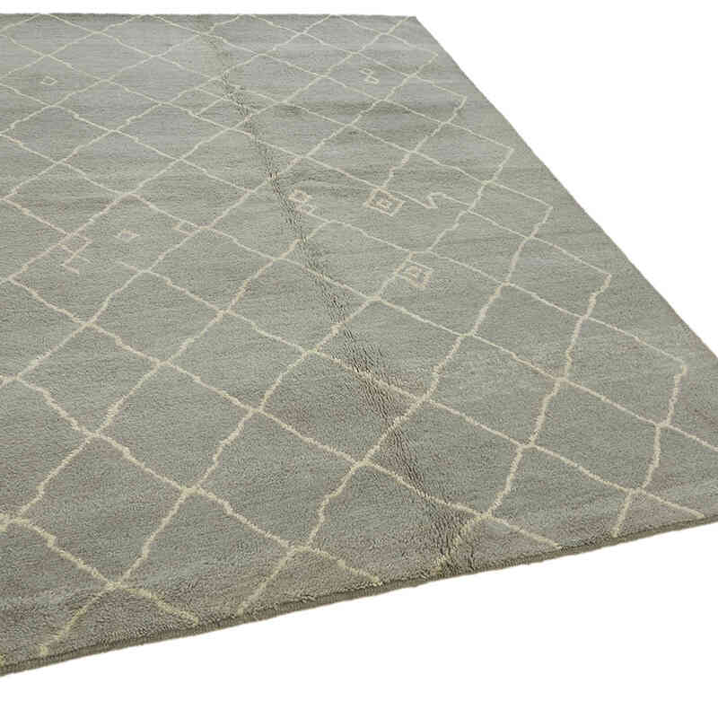 New Contemporary Hand-Knotted Rug - K0082329
