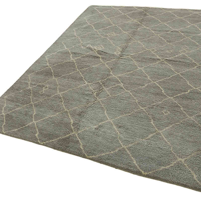 New Contemporary Hand-Knotted Rug - K0082329