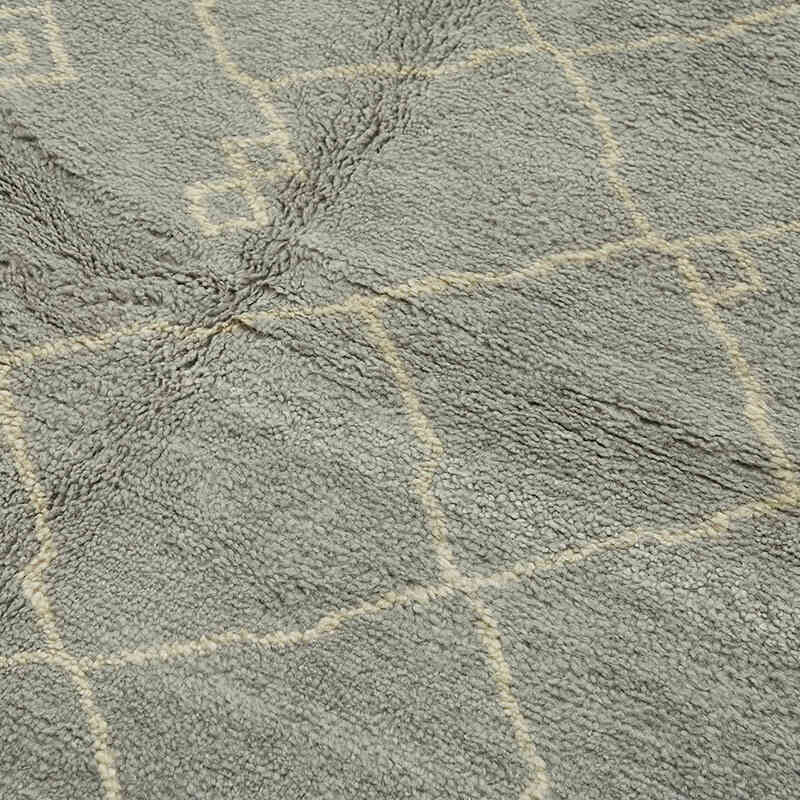 New Contemporary Hand-Knotted Rug - K0082329