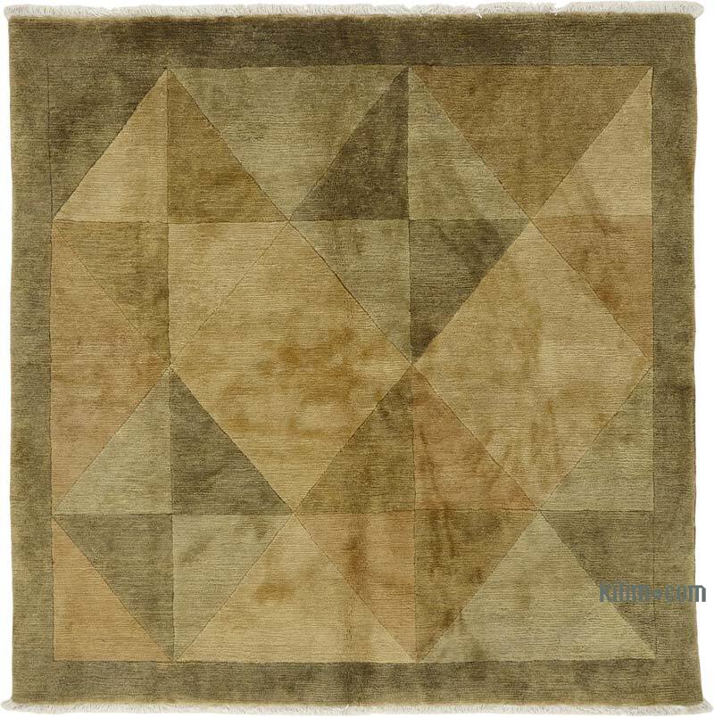 New Contemporary Hand-Knotted Rug - K0082333