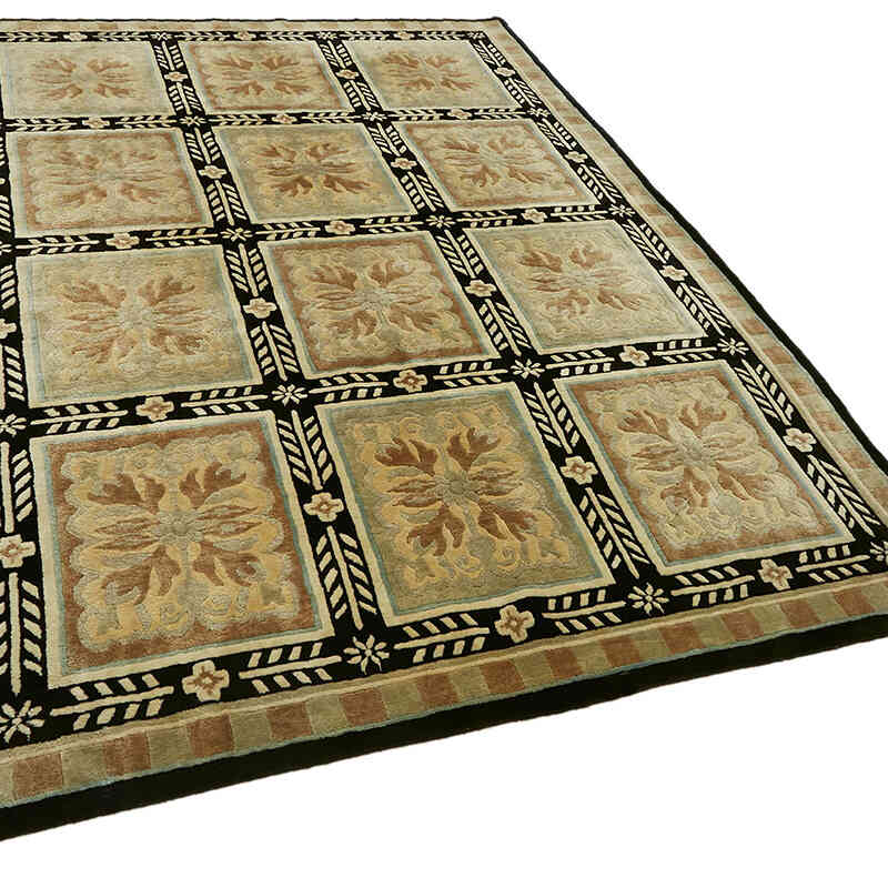 New Hand-Knotted Wool Oushak Rug - K0082334