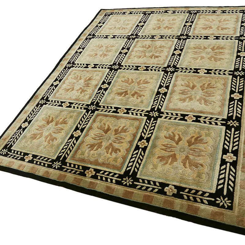 New Hand-Knotted Wool Oushak Rug - K0082334