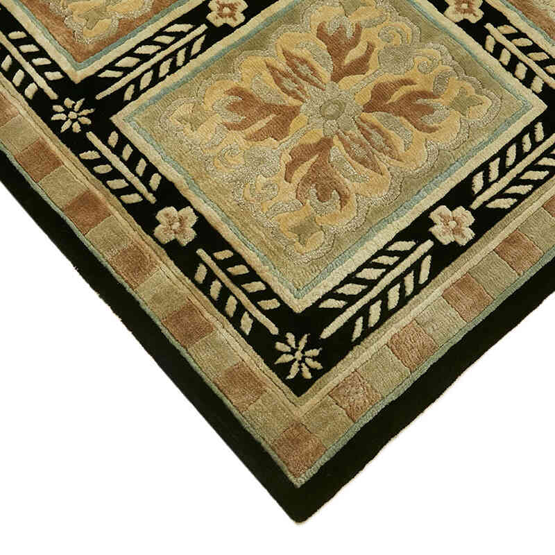 New Hand-Knotted Wool Oushak Rug - K0082334