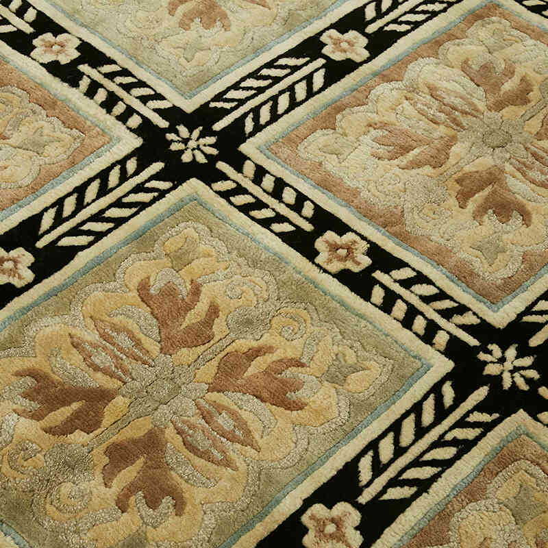 New Hand-Knotted Wool Oushak Rug - K0082334