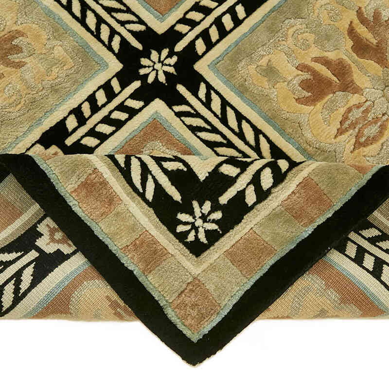 New Hand-Knotted Wool Oushak Rug - K0082334