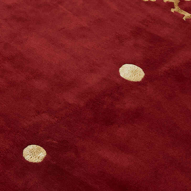 New Hand-Knotted Wool Oushak Rug - K0082335