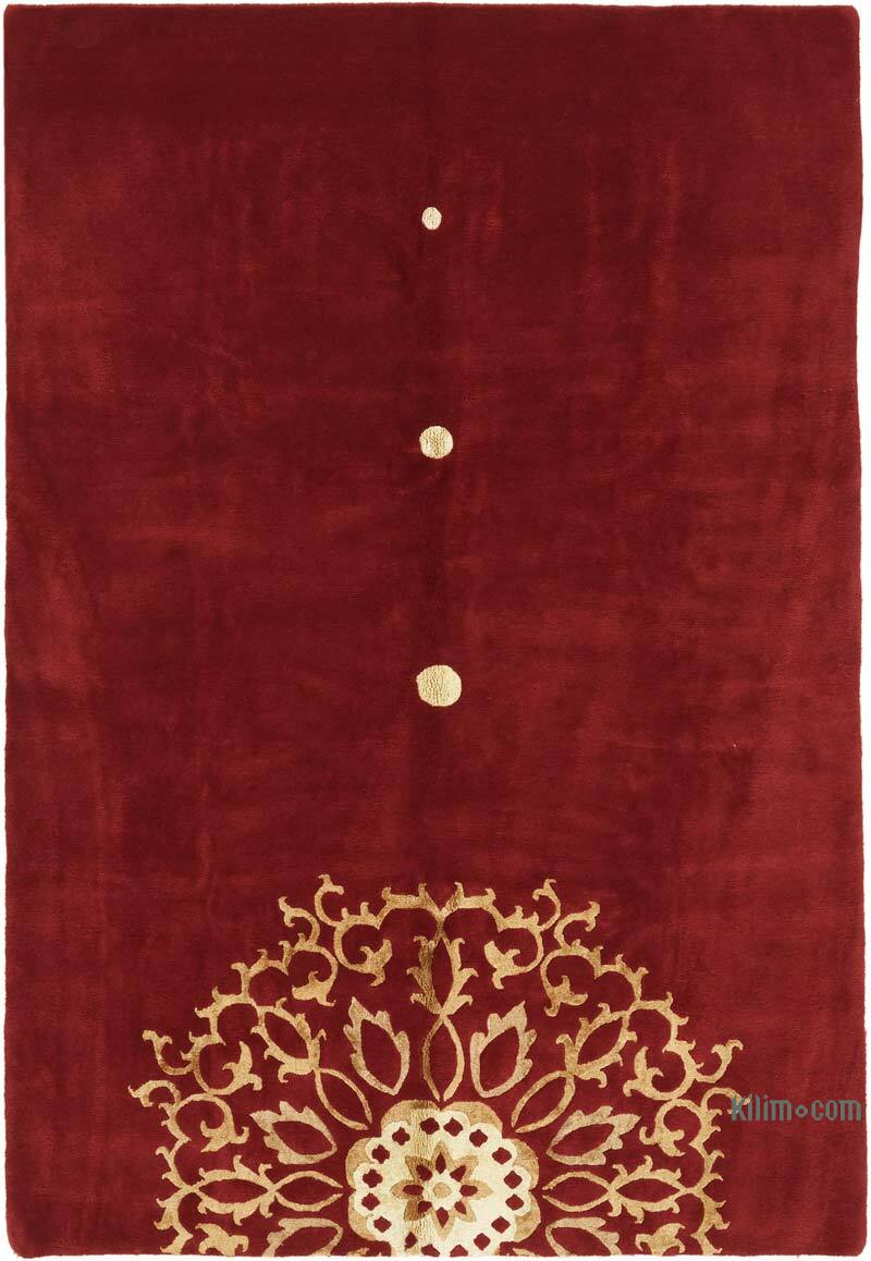 New Hand-Knotted Wool Oushak Rug - K0082335
