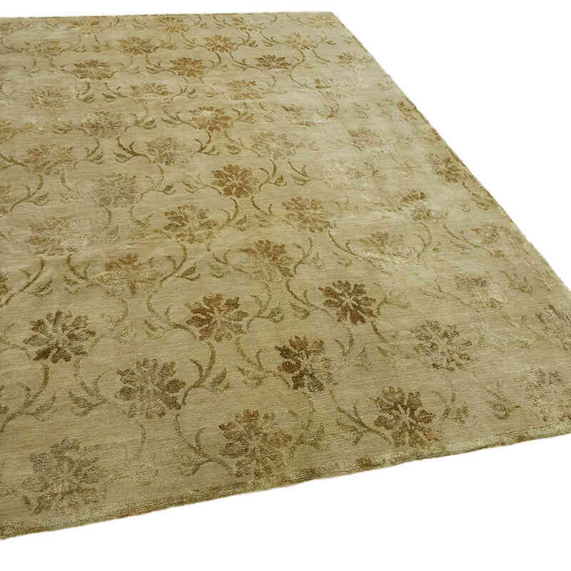 New Contemporary Hand-Knotted Rug - K0082337