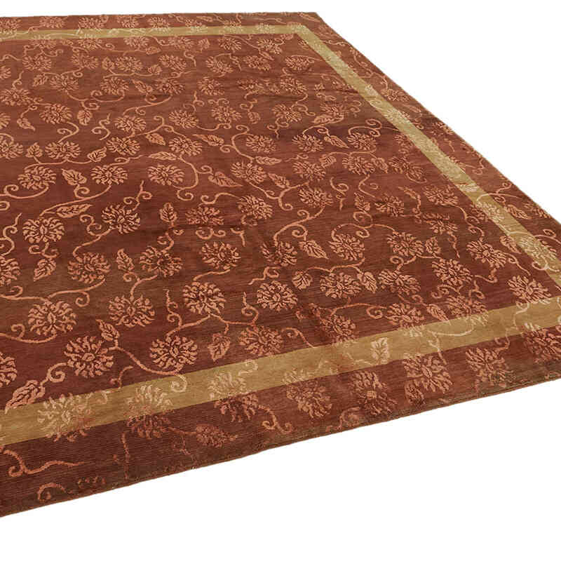 New Hand-Knotted Wool Oushak Rug - K0082338
