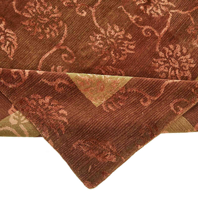 New Hand-Knotted Wool Oushak Rug - K0082338