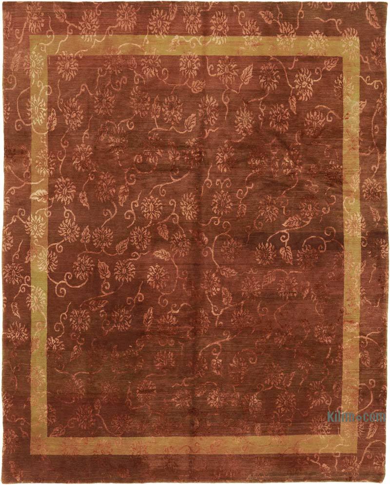 New Hand-Knotted Wool Oushak Rug - K0082338
