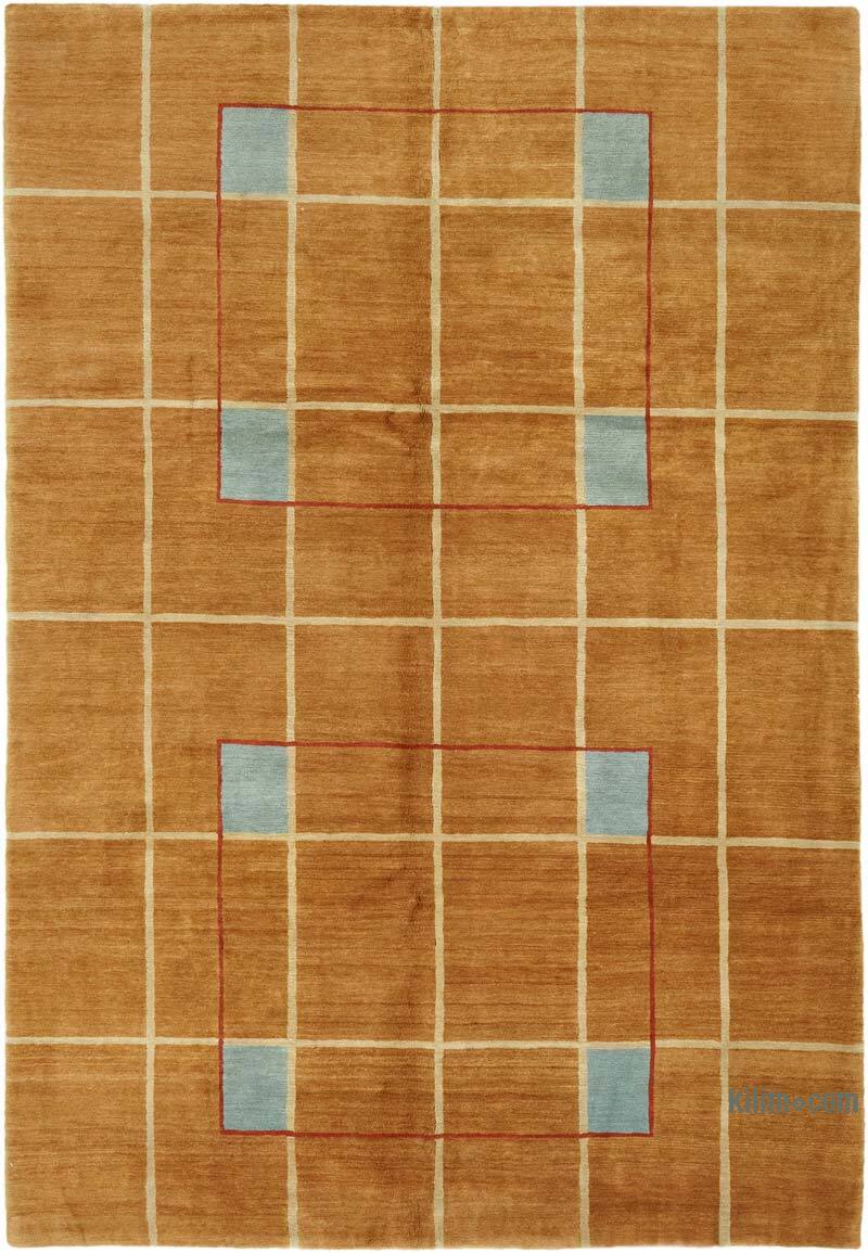 New Contemporary Hand-Knotted Rug - K0082339