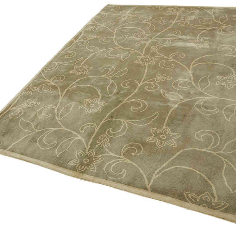 New Contemporary Hand-Knotted Rug - K0082341
