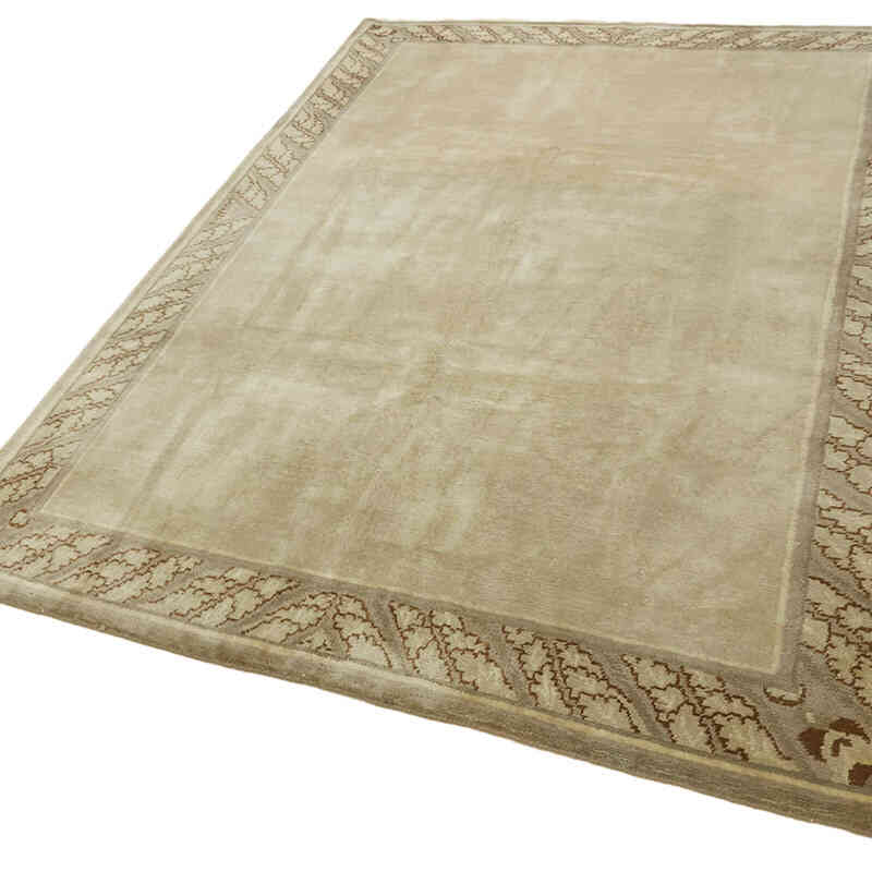 Nueva Alfombra Oushak Tejida a Mano - K0082342