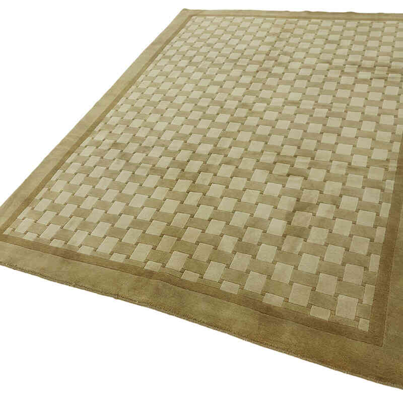 Nueva Alfombra Anudada a Mano - K0082344