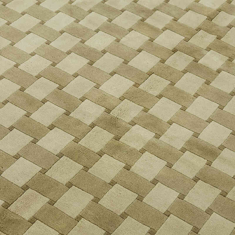 Nueva Alfombra Anudada a Mano - K0082344