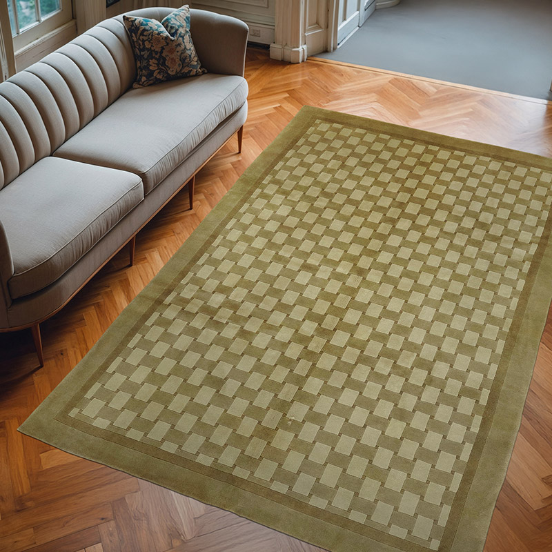 Nueva Alfombra Anudada a Mano - K0082344