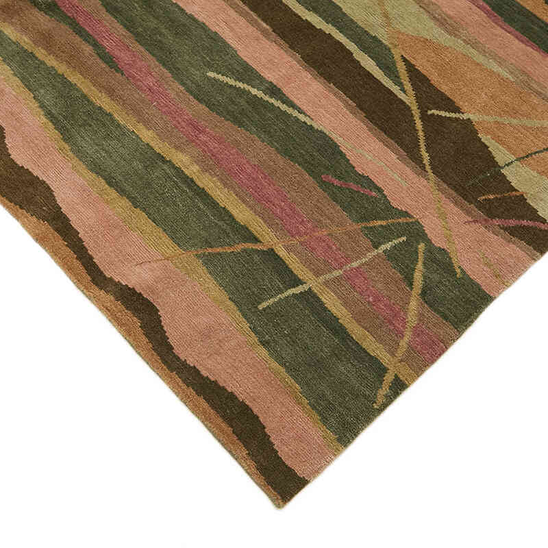Nueva Alfombra Anudada a Mano - K0082345