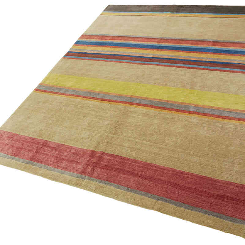 Nueva Alfombra Anudada a Mano - K0082347