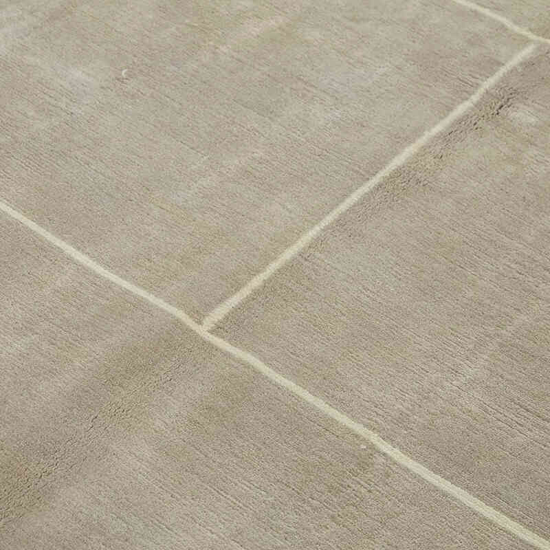 Nueva Alfombra Anudada a Mano - K0082349