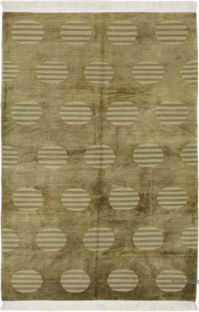 New Contemporary Hand-Knotted Rug