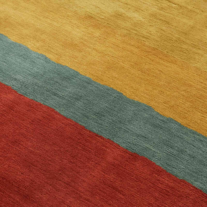 Nueva Alfombra Anudada a Mano - K0082353