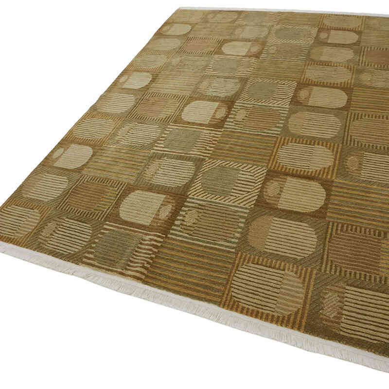 New Contemporary Hand-Knotted Rug - K0082359