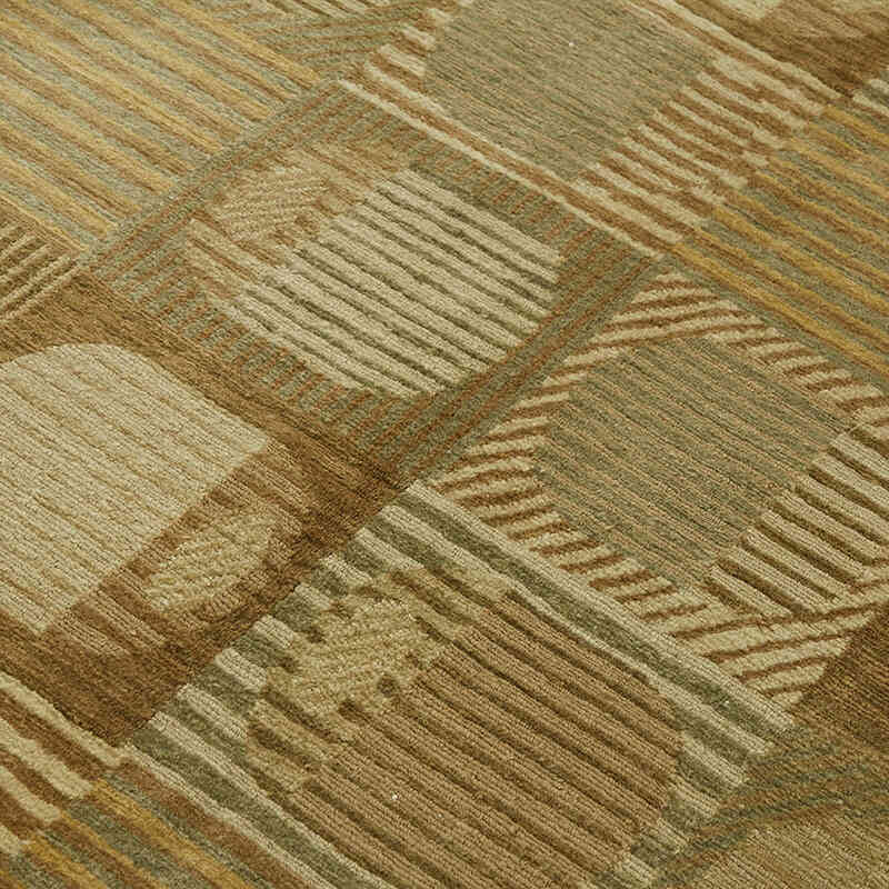 New Contemporary Hand-Knotted Rug - K0082359