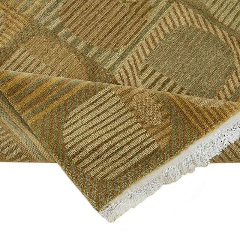 New Contemporary Hand-Knotted Rug - K0082359