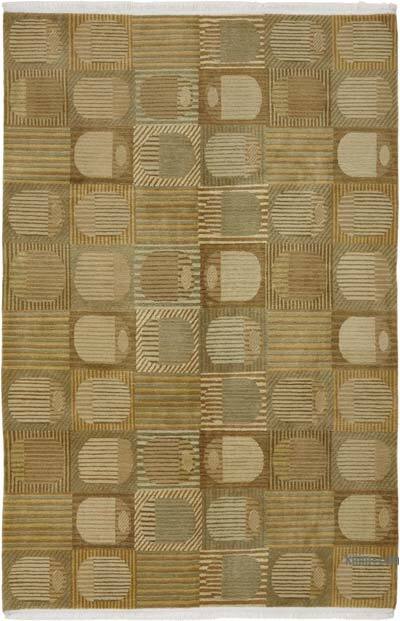 New Contemporary Hand-Knotted Rug