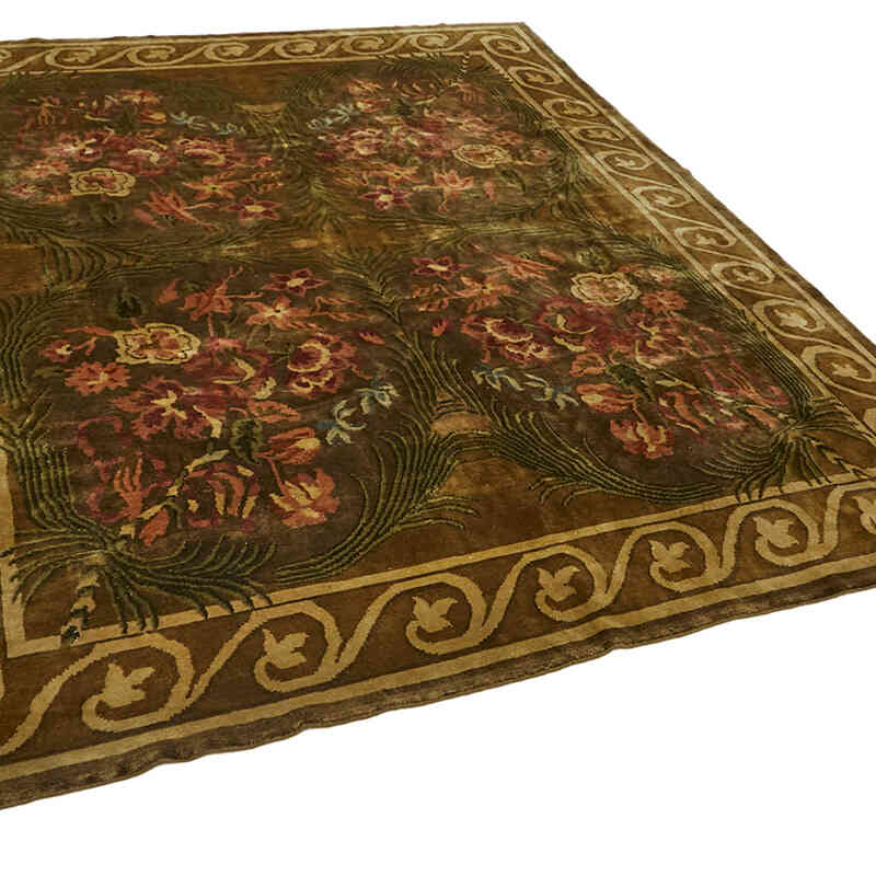 Nueva Alfombra Oushak Tejida a Mano - K0082361