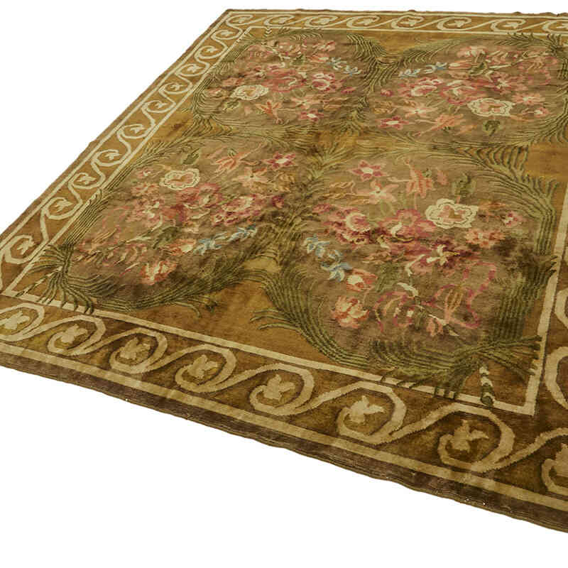 Nueva Alfombra Oushak Tejida a Mano - K0082361