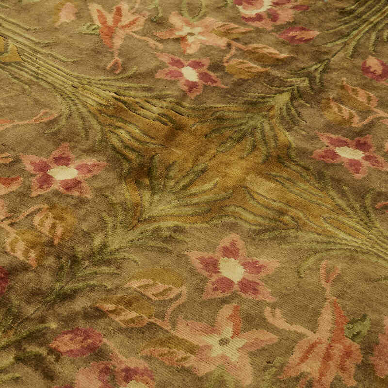 Nueva Alfombra Oushak Tejida a Mano - K0082361