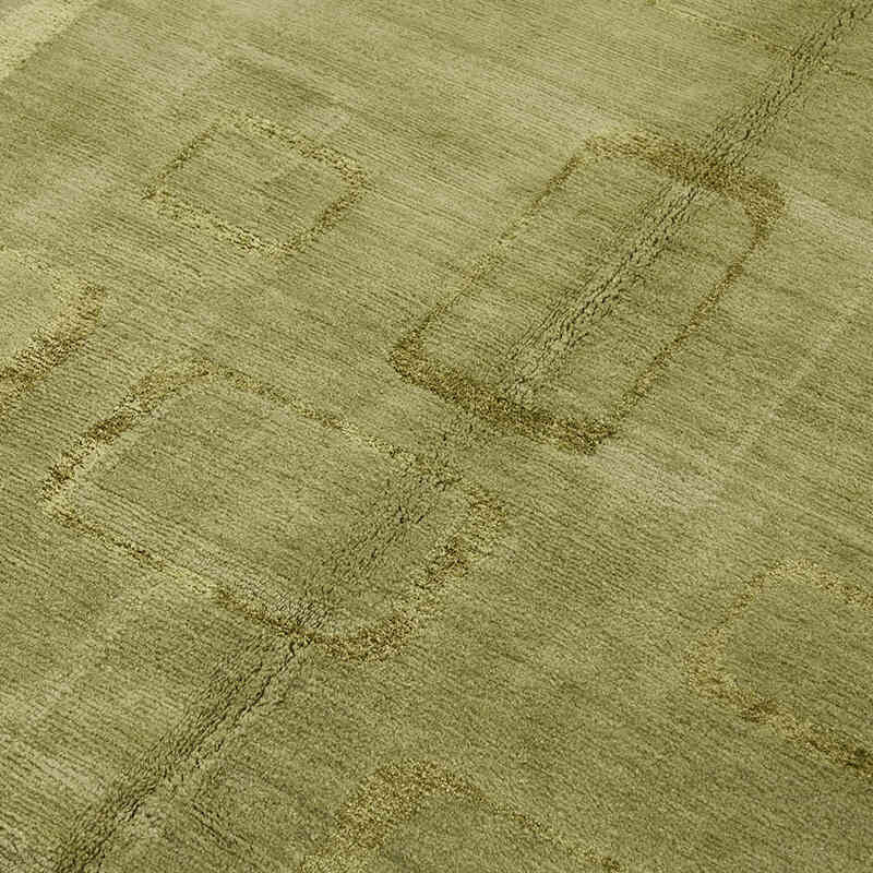 Nueva Alfombra Anudada a Mano - K0082365