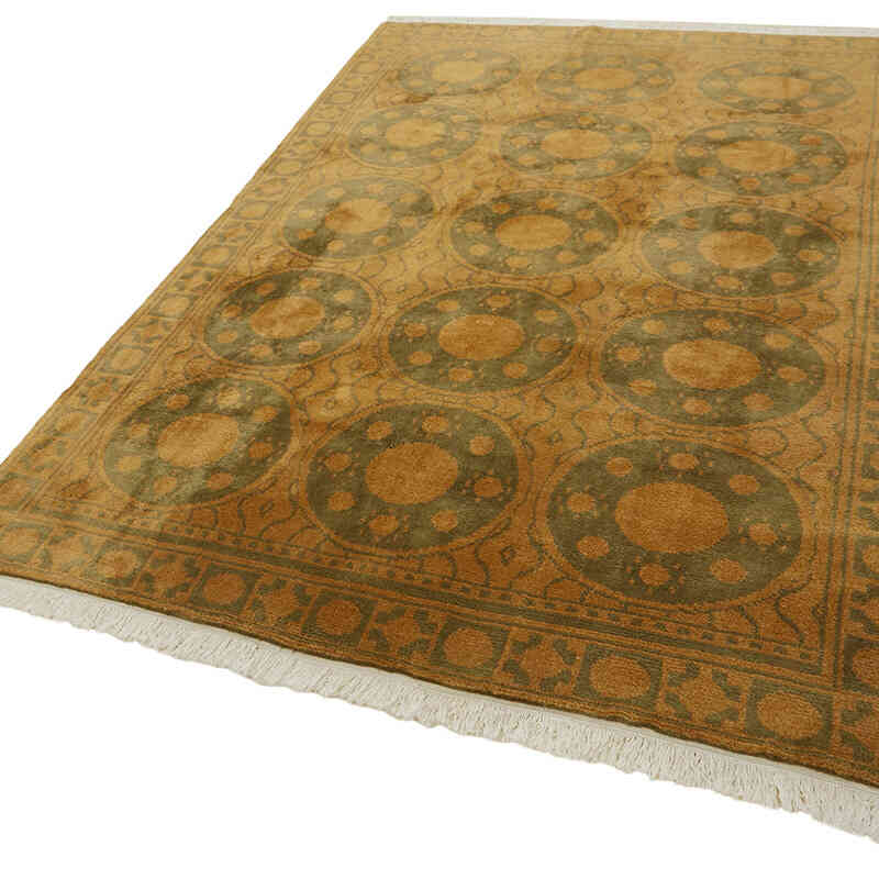 New Hand-Knotted Wool Oushak Rug - K0082368