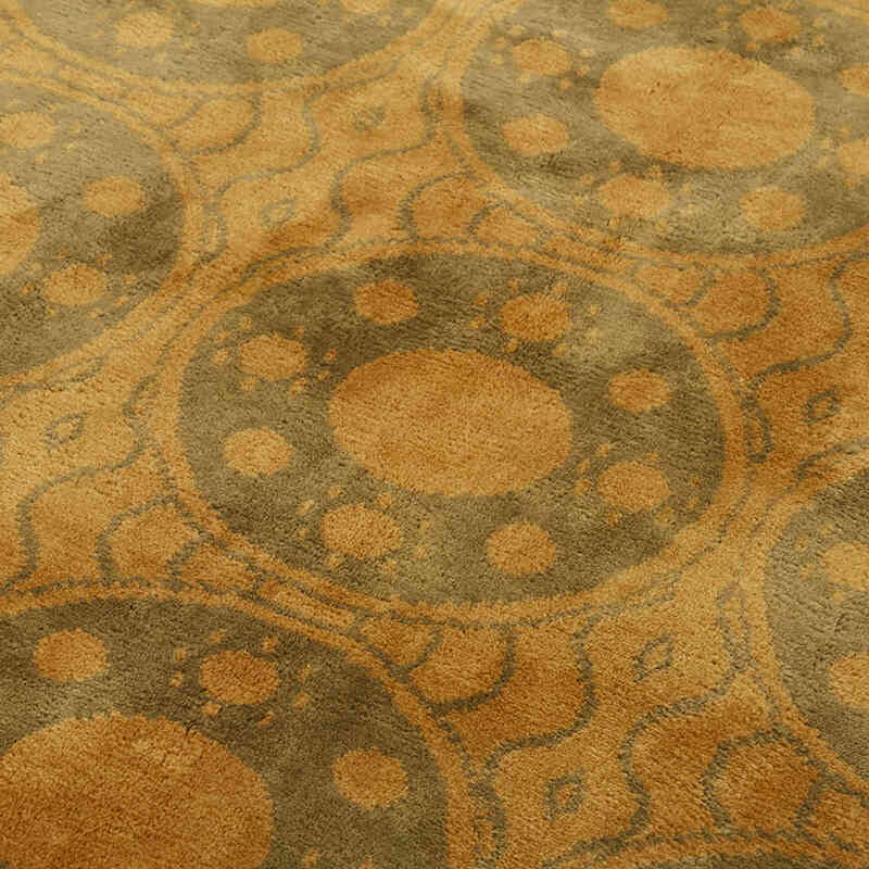 New Hand-Knotted Wool Oushak Rug - K0082368