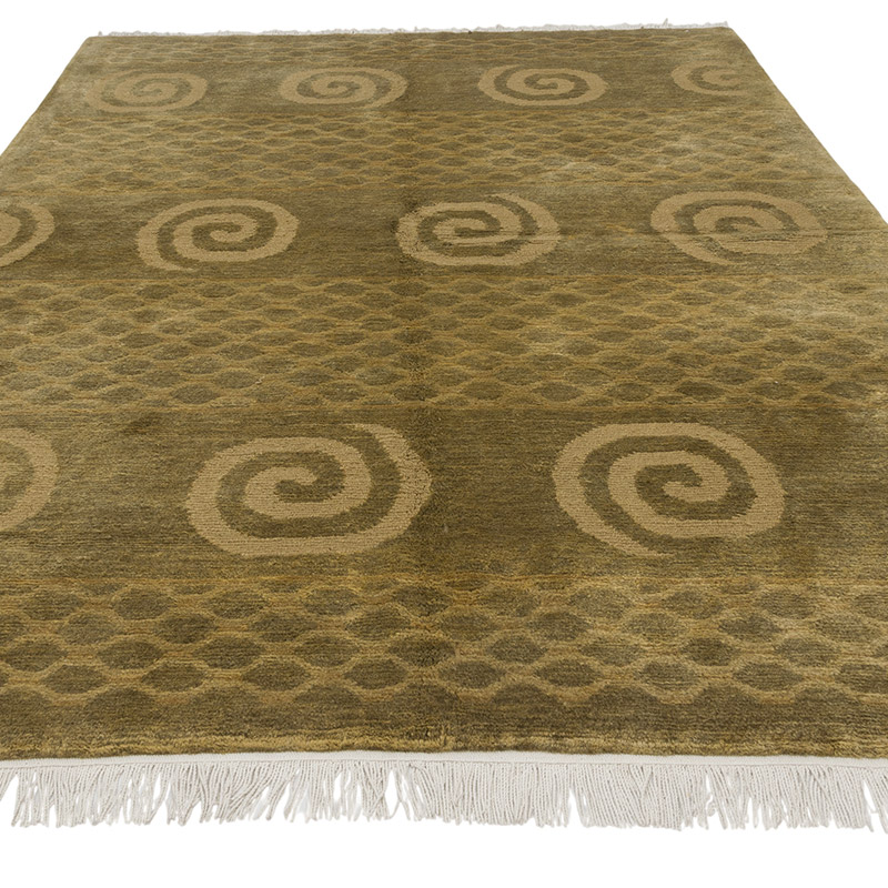 Nueva Alfombra Anudada a Mano - K0082369