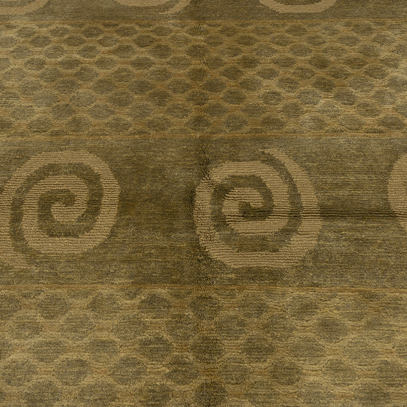 Nueva Alfombra Anudada a Mano - K0082369
