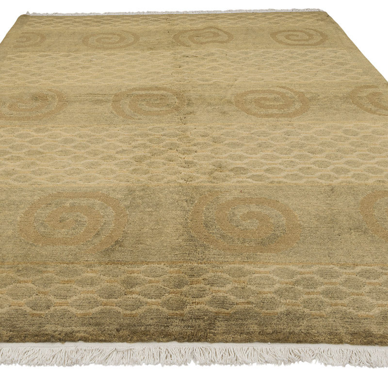 Nueva Alfombra Anudada a Mano - K0082369