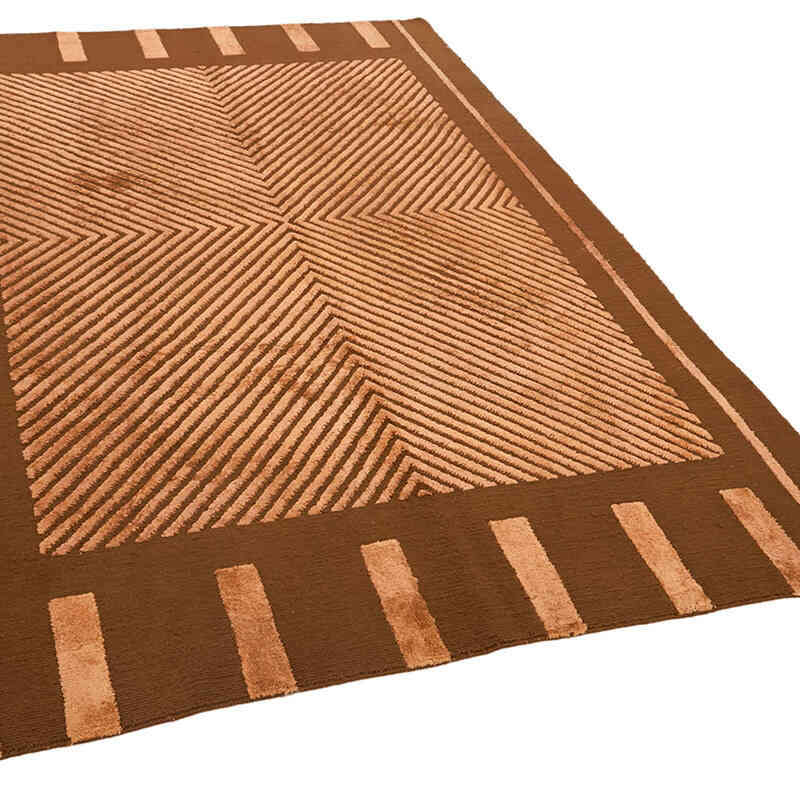 Nueva Alfombra Anudada a Mano - K0082370