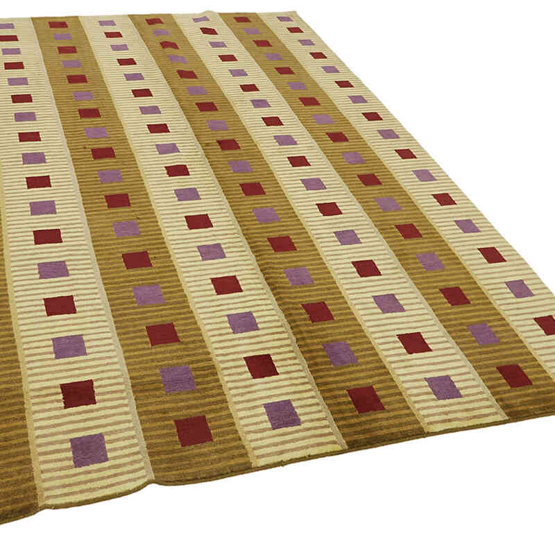 Nueva Alfombra Anudada a Mano - K0082372