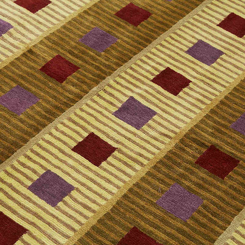 Nueva Alfombra Anudada a Mano - K0082372