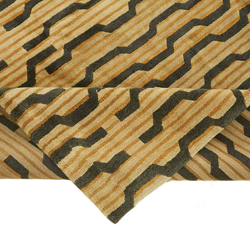 New Contemporary Hand-Knotted Rug - K0082374