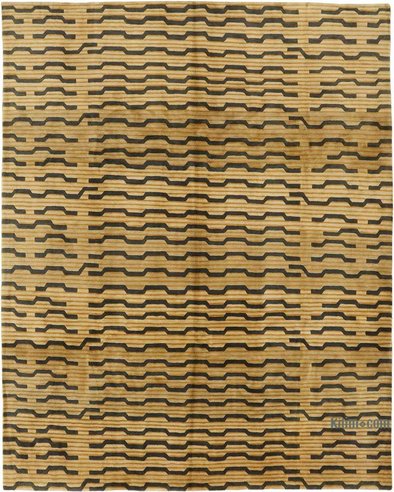 New Contemporary Hand-Knotted Rug - K0082374