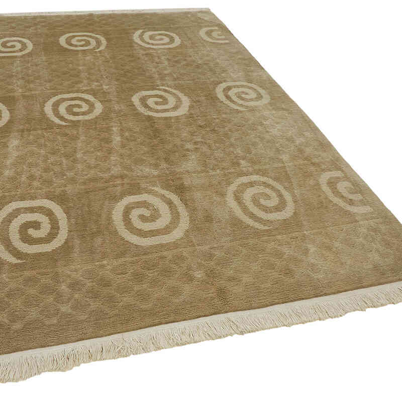 New Contemporary Hand-Knotted Rug - K0082376