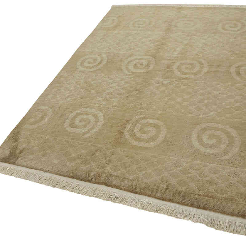 New Contemporary Hand-Knotted Rug - K0082376