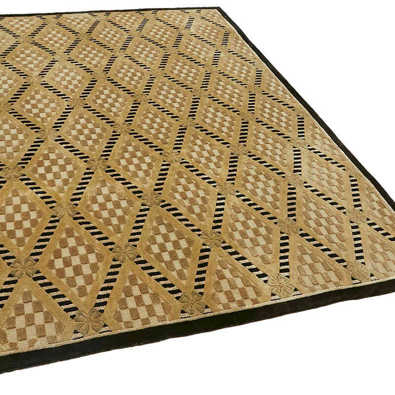 New Contemporary Hand-Knotted Rug - K0082377